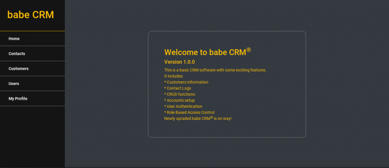 baby-crm image